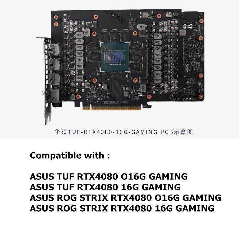 Barrow BS-AST4080-PA,4080 GPU  - Rtx 4090 Water Block recension och pris