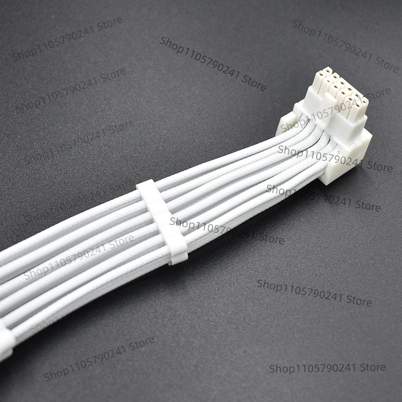 White 16AWG Braided Pattern Ca - Dual 8Pin To 16Pin 12Vhpwr Cable recension och pris