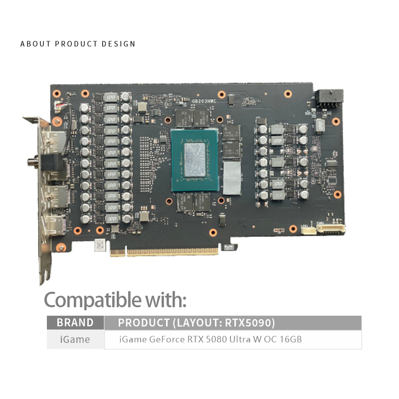 Bykski N-IG5080ULOC-X GPU Bloc - Rtx 5080 16Gb recension och pris